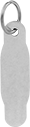 Image of Product. Front orientation. Tags. Metal Engraving and Stamping Tags, Oval, Style J.