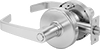 High-Traffic Key- and Button-Locking Door Handles