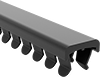 Flexible Stainless Steel Edge Trim with Cushion