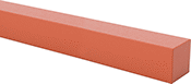 Image of Product. Front orientation. Cord Stock. Square-Profile High-Temperature Silicone Cord Stock.