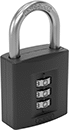 Image of Product. Front orientation. Padlocks. Resettable Combination Padlocks, Style E.