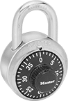 Image of Product. Front orientation. Padlocks. Choose-a-Color Combination Padlocks.