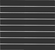 Image of Product. Front orientation. Slatwalls. Slatwalls.