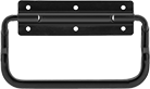Image of Product. Style 4. Front orientation. Pull Handles and Knobs. Unthreaded Through-Hole-Mount Folding Pull Handles with Mounting Plate, Style 4—Rectangular Grip.
