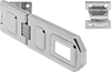 Pry-Resistant Long-Reach Padlockable Corner Hasps