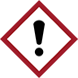 Image of Product. Front orientation. Labels. Globally Harmonized System (GHS) Labels , Exclamation Mark.