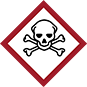 Image of Product. Front orientation. Labels. Globally Harmonized System (GHS) Labels , Skull and Crossbones Symbol.