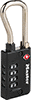 TSA-Accessible Resettable Combination Padlocks