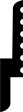 Image of Product. Style 2 (Side View). Front orientation. Panel Hanging Brackets. Cut-to-Size Lift-Off Panel Hanging Brackets, Style 2.