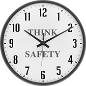 Image of Product. Front orientation. Clocks. Safety-Message Clocks.