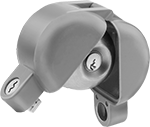 Image of ProductInUse. Front orientation. Door Handle and Knob Guards. Keyed Differently Locking Door Knob Guards.