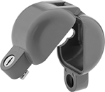 Image of Product. Front orientation. Door Handle and Knob Guards. Keyed Differently Locking Door Handle Guards.