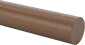 Image of Product. Brown. Front orientation. Brown. Chemical-Resistant Viton® Fluoroelastomer Cord Stock.