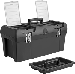 Image of Product. Front orientation. Tool Boxes. Tool Boxes with Removable Tote Tray, Style B.