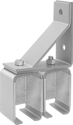 Image of Product. Front orientation. Door Tracks and Fittings. Roller Tracks for Doors, Brackets, Wall Mount, Caps, Double-Track-Support Brackets.