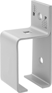 Image of Product. Front orientation. Door Tracks and Fittings. Roller Tracks for Doors, Wall-Mount Brackets, Support Brackets.