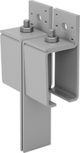 Image of Product. Front orientation. Door Tracks and Fittings. Roller Tracks for Doors, Wall-Mount Brackets, Support Brackets with Center Stop.