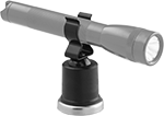 Image of ProductInUse. Front orientation. Flashlight Mounts. Flashlight Mounts, Magnetic, Swivel Arm.