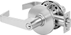 High-Traffic Key- and Button-Locking Door Handles
