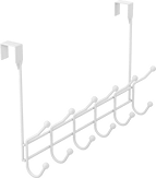 Image of Product. Front orientation. Hanging Hooks. Over-Door-Mount Hanging Hooks, Style E.