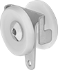 Image of Product. Style B. Front orientation. Style B. Curved Roller Tracks for Doors, Curtains, and Strip Doors.