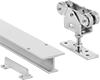 I-Beam Roller Track Sets for Doors
