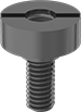 Image of Product. Front orientation. Breather Vents. Washdown Weather Resistant Breather Vents, Threaded Metric Male, Nylon Body.
