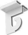 Image of Product. Front orientation. Ceiling Tile Hangers. Style F.
