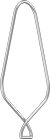 Image of Product. Front orientation. Ceiling Tile Hangers. Style L.