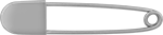 Image of Product. Front orientation. Safety Pins.