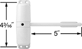 Image of Product. Front orientation. Contains Annotated. Door Closers. Side-Frame-Mount Door Closers.