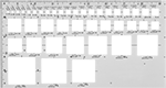 Image of Product. Front orientation. Stencils. Symbol Drafting Stencils, Square.