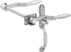 Heavy Duty Padlockable Swinging-Bar Latches