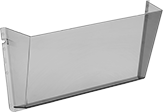 Image of Product. Front orientation. File Holders. Wall-Mount Clear File Holders, Style C.