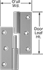 Mortise-Mount Lift-Off Hinges