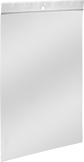 Image of Product. Front orientation. Sign Holders. Hanging Flexible Sign Holders , Hanging Mount, Polyethylene.