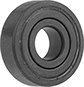 Image of Product. Front orientation. Ball Bearings. High-Temperature Graphite-Lubricated Ball Bearings.