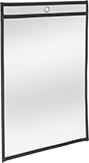 Image of Product. 2 Viewable Sides. Front orientation. Sign Holders. Color-Coded Hanging Flexible Sign Holders , Hanging Mount, Vinyl Plastic, 2 Viewable Sides.
