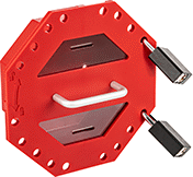 Image of ProductInUse. Style A (Padlocks Not Included). Front orientation. Lockouts. Portable Group Lockout Boxes.