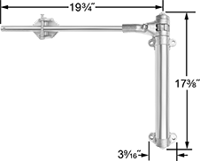 Image of Product. Front orientation. Contains Annotated. Door Closers. For Freezers.