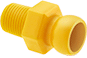 Image of Product. Front orientation. Coolant Hose and Fittings. Acid-Resistant Loc-Line Coolant Hose and Fittings, Coolant Supply Connectors—Threaded Connection.