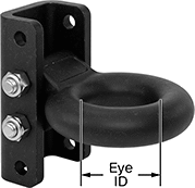 Image of Product. Front orientation. Contains Annotated. Tow Eyes. Style 3.