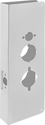 Image of Product. Front orientation. Door Handle and Knob Mounts. Style E.