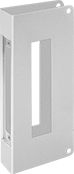 Image of Product. Front orientation. Door Handle and Knob Mounts. Pry-Resistant Door Handle and Knob Mounts.