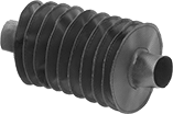 Image of Product. Front orientation. Bellows. Breathable Round Bellows with Cuff Ends .