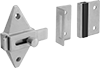 Slide-Bolt Toilet Partition Latches