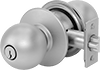 Keyed Alike Key- and Button-Locking Door Knobs