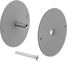Image of Product. Front orientation. Door Hole Covers. Door Hole Covers.