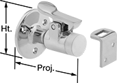 Image of Product. Front orientation. Contains Annotated. Door Holders. Hook-to-Hold Wall-Mount Door Holders, Style 1.
