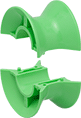 Image of Product. Green Two-Piece for Round Shafts. Front orientation. Conveyor Belt Spools. Two Piece, For Round Shafts, Green.